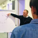 Fraunhofer IESE – PFAFF HACK Präsentation Flipchart