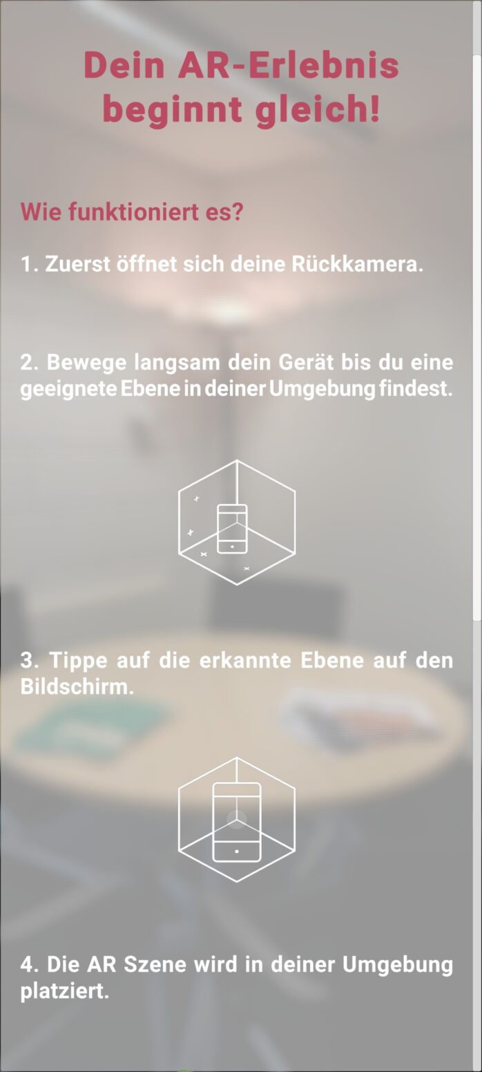 AR and Storytelling to convey ideas: Fraunhofer IESE – figure showing KLARa's instructional UI