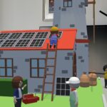 AR and Storytelling to convey ideas: Fraunhofer IESE – figure showing KLARa's mill scene