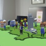 AR and Storytelling to convey ideas: Fraunhofer IESE – figure showing KLARa's final scene