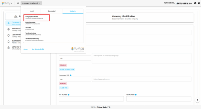 AAS Software, um Verwaltungsschale (AAS) mit Eclipse BaSyx zu erzeugen, Screenshot Schritt 5: Create ASS Submodel