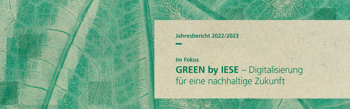 Jahresbericht 2022/2023, Fraunhofer IESE