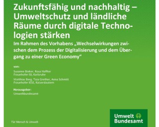 Zukunftsfähig und nachhaltig – Umweltschutz und ländliche Räume durch digitale Technologien stärken, Fraunhofer IESE