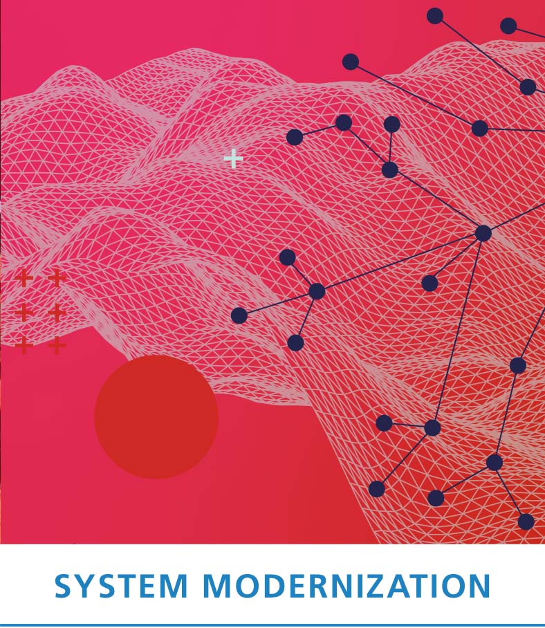 Keyvisual Fokusthema Systemmodernisierung, Fraunhofer IESE